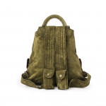 Impala Haversack in Olive Suede