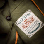 Linen Selous Safari Jacket  in Plains Green