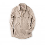 Feather Cloth Shirt in Desert Tan