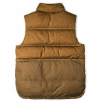 Down Cruiser Vest in Dark Tan