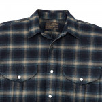 Alaskan Guide Shirt in Navy, Pine and Bronze Plaid