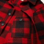 Mackinaw Cruiser in Red & Black Plaid