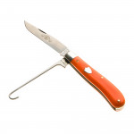 “Woodcock” Bird Knife w/ Orange Delrin