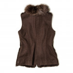 Ladies Erna Fur Gilet