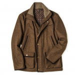 Men's Baldur Shooting Coat in Light Brown Loden