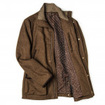 Men's Baldur Shooting Coat in Light Brown Loden