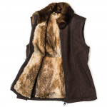 Ladies Fuschlsee Fur Lined Waistcoat