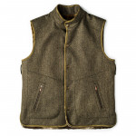 Men's Hector Fur Lined Herringbone Tweed Waistcoat