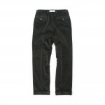 Relaxed Fit Corduroy Trousers in Green