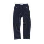 Relaxed Fit Corduroy Trousers in Navy