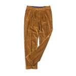 Relaxed Fit Corduroy Trousers in Tan