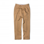 Relaxed Fit Twill Trousers in Tan