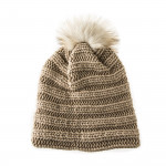 Laura Cashmere and Fox Fur Knit Hat