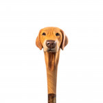 Personalised Hand Carved Dog Walking Stick