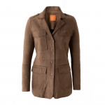 Ladies Farah Suede Safari Jacket