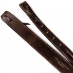 1.5" Leather Rifle Sling in Dark Tan
