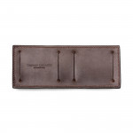 Large 10 Rd Open Ammunition Belt Wallet in Dark Tan