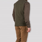 Lyell Fleece Gilet in Moss