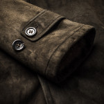 Men's Suede Shearling Coat