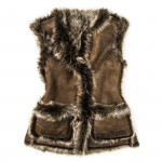 Ladies Grizzly Fur Waistcoat