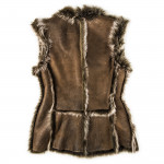 Ladies Grizzly Fur Waistcoat