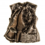 Ladies Grizzly Fur Waistcoat