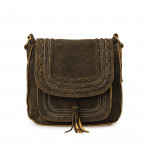 Large Saddle Bag - Dark Tan