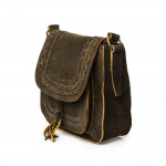 Large Saddle Bag - Dark Tan