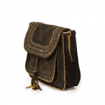 Small Saddle Bag - Dark Tan