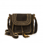 Small Saddle Bag - Dark Tan