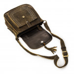 Large Saddle Bag - Dark Tan