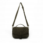 Just About You Bag in Olive Goat Suede