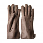 Ladies Leather Gloves with Rabbit Fur Lining