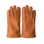 Men's Cashmere Lined Peccary Leather Gloves