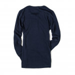 206 Henley Long Sleeve in Navy