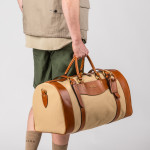 Large Sutherland Bag in Sand and Mid Tan