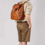 Bournbrook Rucksack in Mid Tan