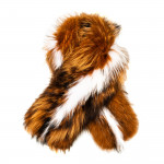 Maria Raccoon Fur Scarf - Autumn/White