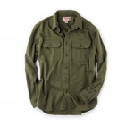6oz Drill Chino Shirt in Olive