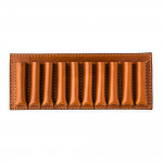 Large 10 Rd Open Ammunition Belt Wallet in Mid Tan