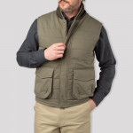 Pathfinder Quilted Gilet in Hunter Green