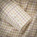 Tattersall Shirt in Olive/ Plum