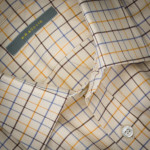 Tattersall Shirt in Blue/Brown