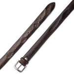 Men's Python Leather Belt - Moro
