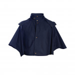 Rain Shoulder Cape Drizzle in Navy