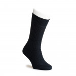 Cotton Waffle Socks in Charcoal