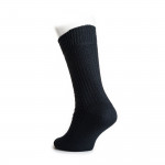 Cotton Waffle Socks in Charcoal