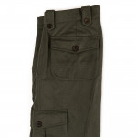 Safari Trousers in Brushed Bush Green