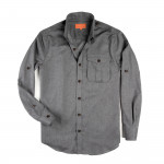 Field Shirt in Brushed Grey