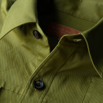 Campaign Shirt in Khaki Green